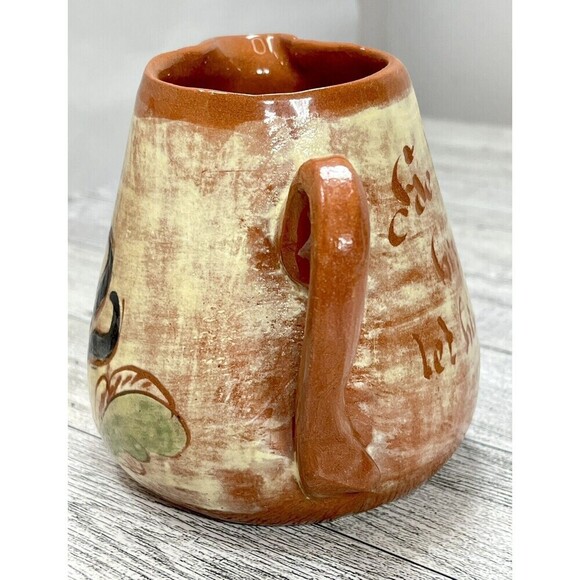 Wilder Redware CREAMER & SUGAR BOWL WITH LID Modern Farmhouse*Tiny Flaw Boho - Picture 6 of 16